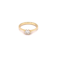 Laden Sie das Bild in den Galerie-Viewer, Ring Mika aus 585 Gelbgold mit Brillant 0,20 ct