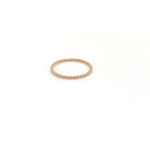 Laden Sie das Bild in den Galerie-Viewer, Ring Thea gekordelt aus 585 rosé