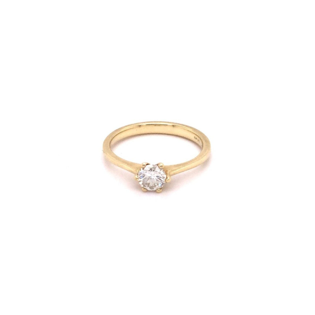 Ring Mika aus 585 Gelbgold mit Brillant 0,20 ct