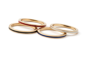 Ring Anni aus 750 Rotgold mit Colorit