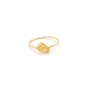 Ring Goldnugget "Pure Gold" aus 900 Gelbgold