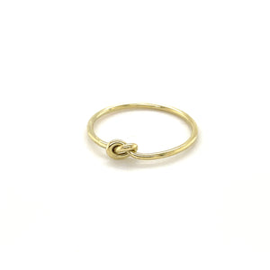Ring Minou - Knotenring aus 585 Gelbgold